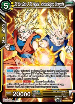 SS Son Goku & SS Vegeta, Acknowledging Strengths #BT28-094_SPR · Dragon Ball Super: Masters