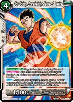 Son Gohan, Overwhelming Sense of Justice 「BT28-113」「EN」