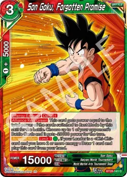 Son Goku, Forgotten Promise 「BT28-141」「EN」