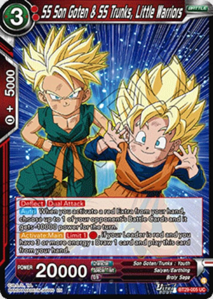 SS Son Goten & SS Trunks, Little Warriors 「BT29-005」「EN」