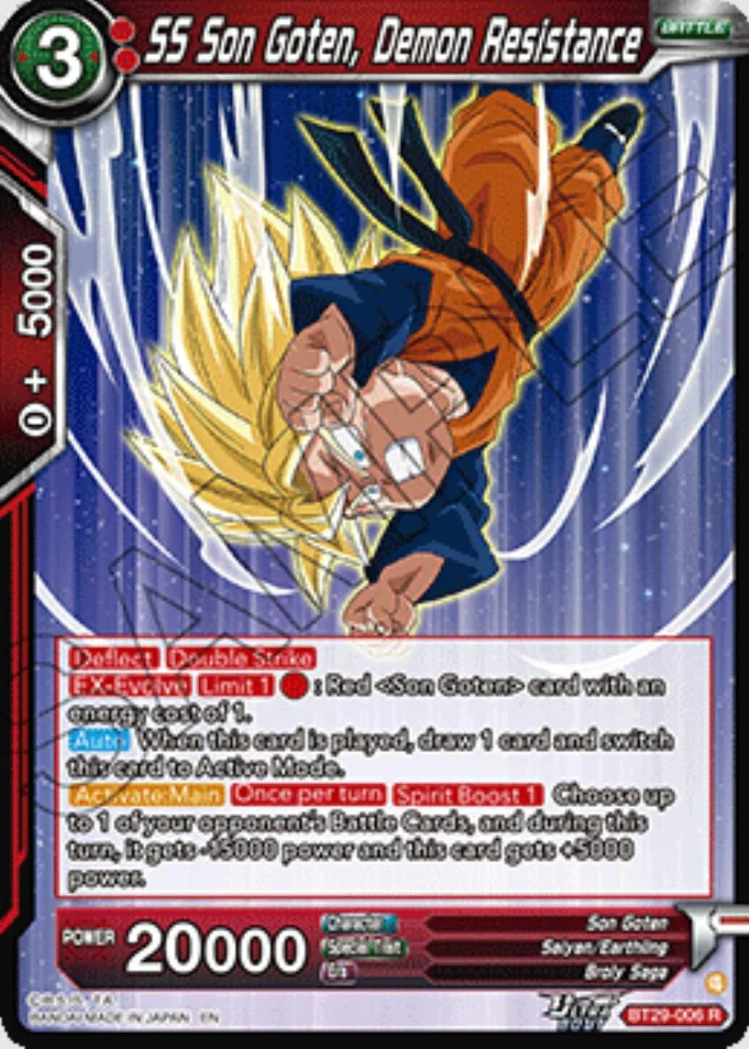 SS Son Goten, Demon Resistance 「BT29-006」「EN」