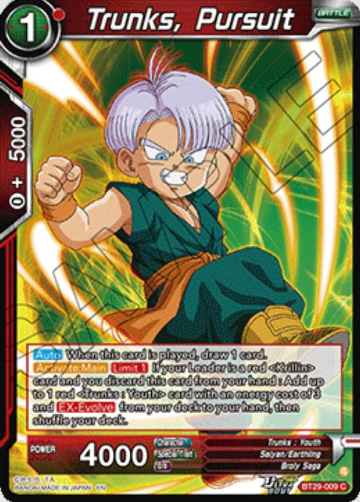 Trunks, Pursuit 「BT29-009」「EN」