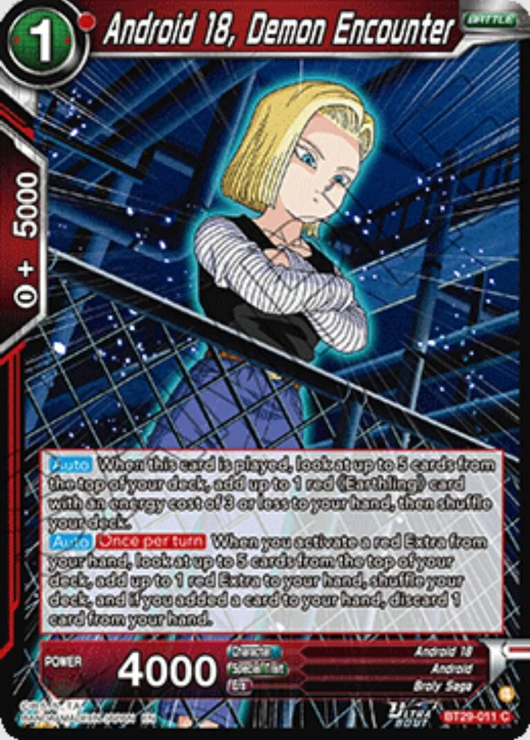 Android 18, Demon Encounter 「BT29-011」「EN」