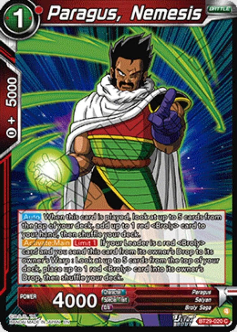 Paragus, Nemesis 「BT29-020」「EN」