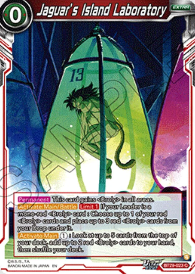 Jaguar’s Island Laboratory 「BT29-023」「EN」