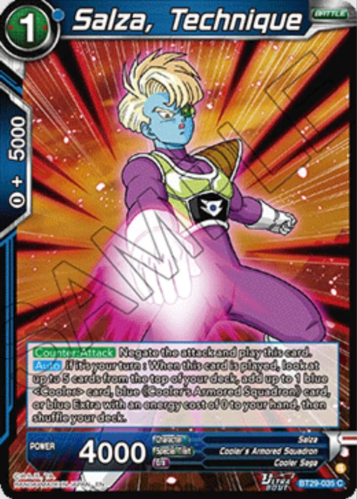 Salza, Technique 「BT29-035」「EN」