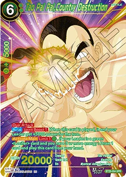 Tao Pai Pai, Country Destruction 「BT29-054_SPR」「EN」