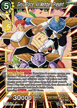 Ginyu Force, All Members Present 「BT29-060」「EN」