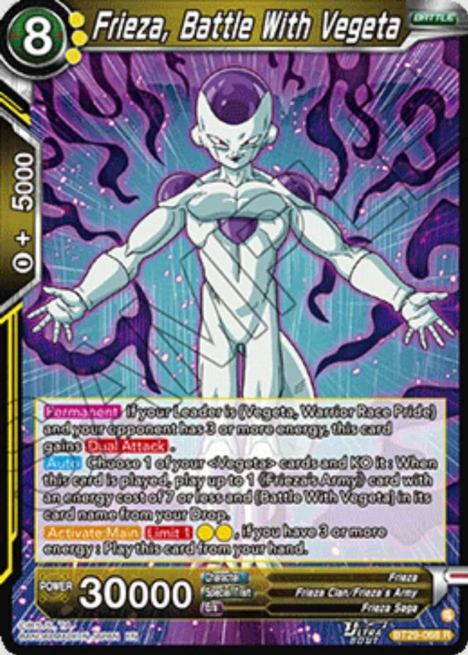 Frieza, Battle With Vegeta 「BT29-068」「EN」