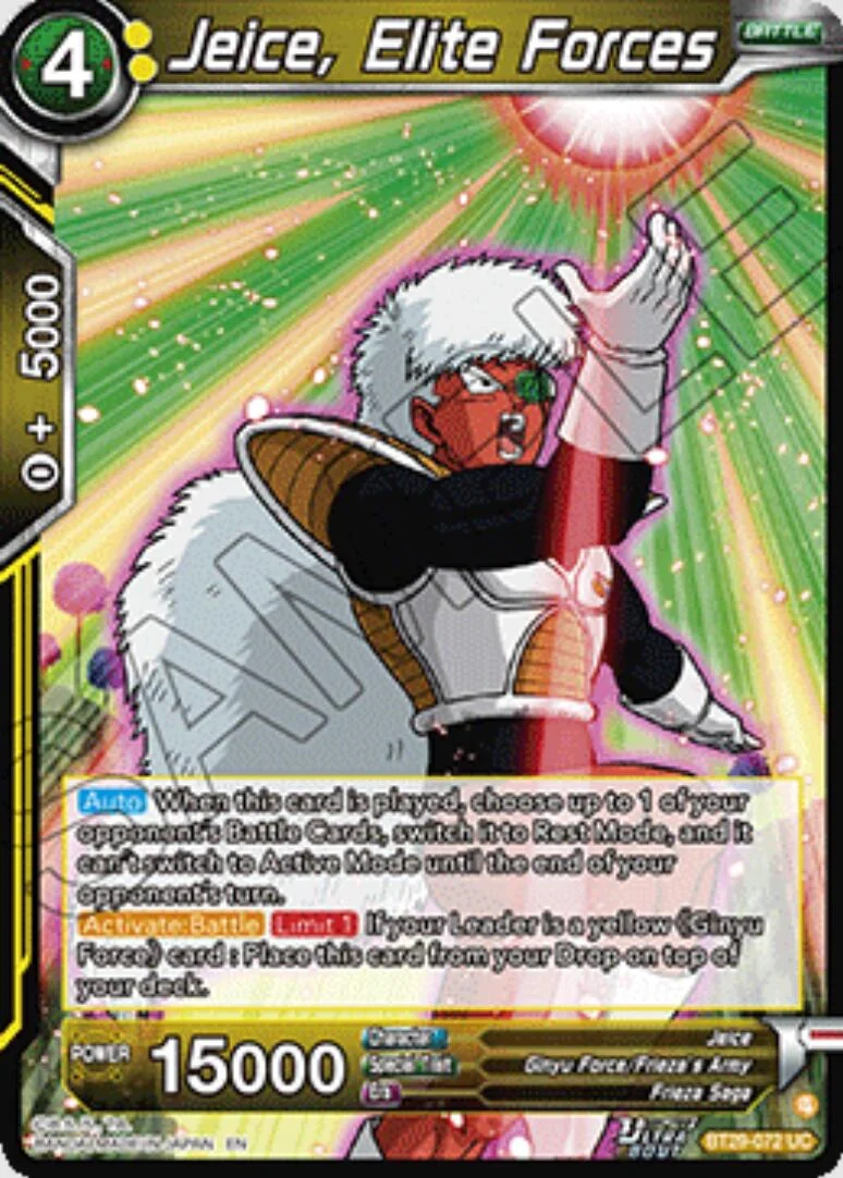 Jeice, Elite Forces 「BT29-072」「EN」