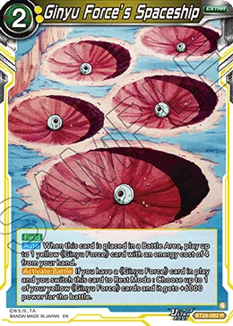Ginyu Force’s Spaceship 「BT29-082」「EN」