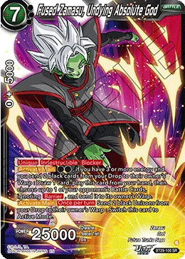 Fused Zamasu, Undying Absolute God 「BT29-100」「EN」