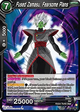 Fused Zamasu, Fearsome Plans 「BT29-101」「EN」