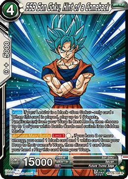 SSB Son Goku, Hint of a Comeback 「BT29-108」「EN」