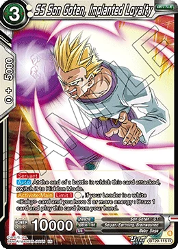 SS Son Goten, Implanted Loyalty 「BT29-115」「EN」