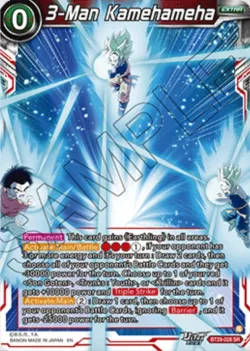 3-Man Kamehameha #BT29-028 · Dragon Ball Super: Masters