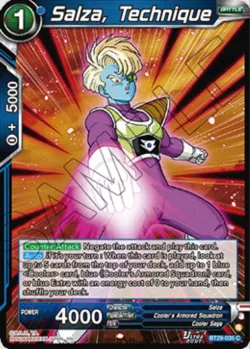 Salza, Technique #BT29-035 · Dragon Ball Super: Masters