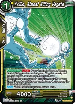 Krillin, Almost Killing Vegeta #BT29-066 · Dragon Ball Super: Masters