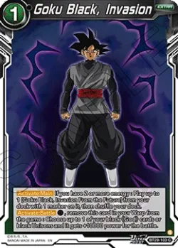 Goku Black, Invasion #BT29-103 · Dragon Ball Super: Masters