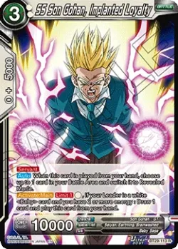 SS Son Gohan, Implanted Loyalty 「BT29-113」「EN」