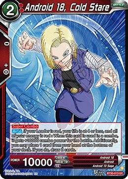 Android 18, Cold Stare 「BT30-013」「EN」