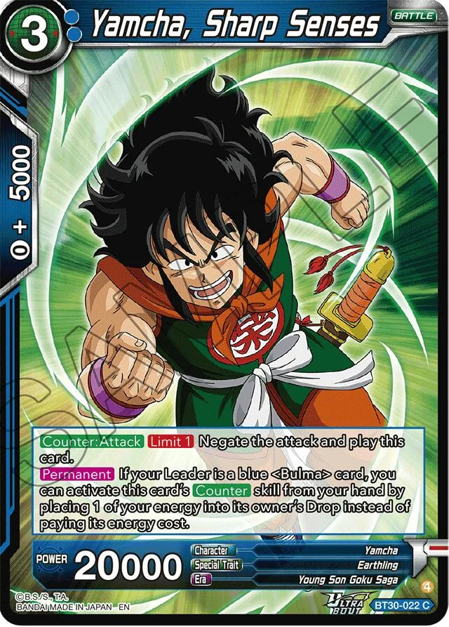 Yamcha, Sharp Senses 「BT30-022」「EN」