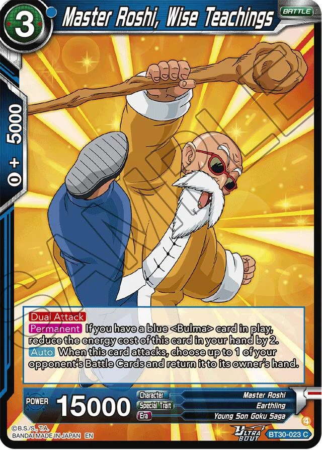 Master Roshi, Wise Teachings 「BT30-023」「EN」