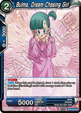 Bulma, Dream-Chasing Girl 「BT30-024」「EN」