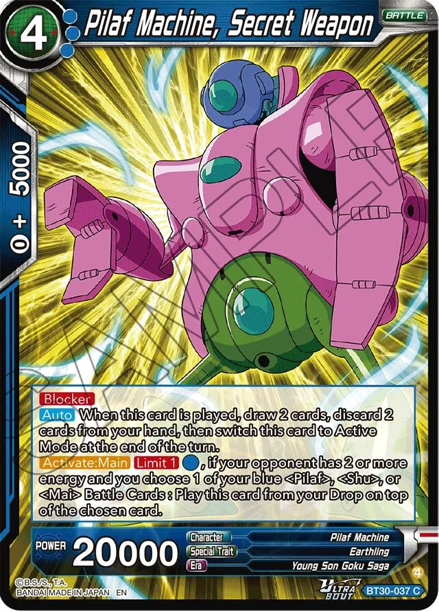 Pilaf Machine, Secret Weapon 「BT30-037」「EN」