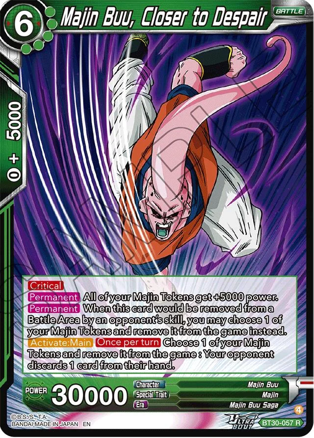 Majin Buu, Closer to Despair 「BT30-057」「EN」