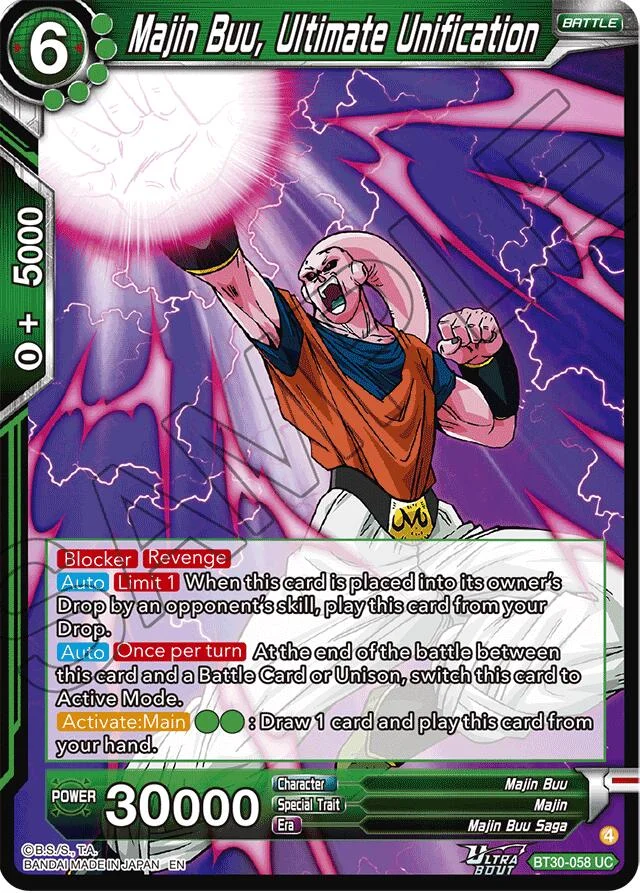 Majin Buu, Ultimate Unification 「BT30-058」「EN」