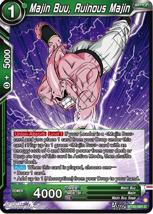 Majin Buu, Ruinous Majin 「BT30-061」「EN」
