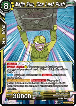 Majin Kuu, One Last Push 「BT30-077」「EN」