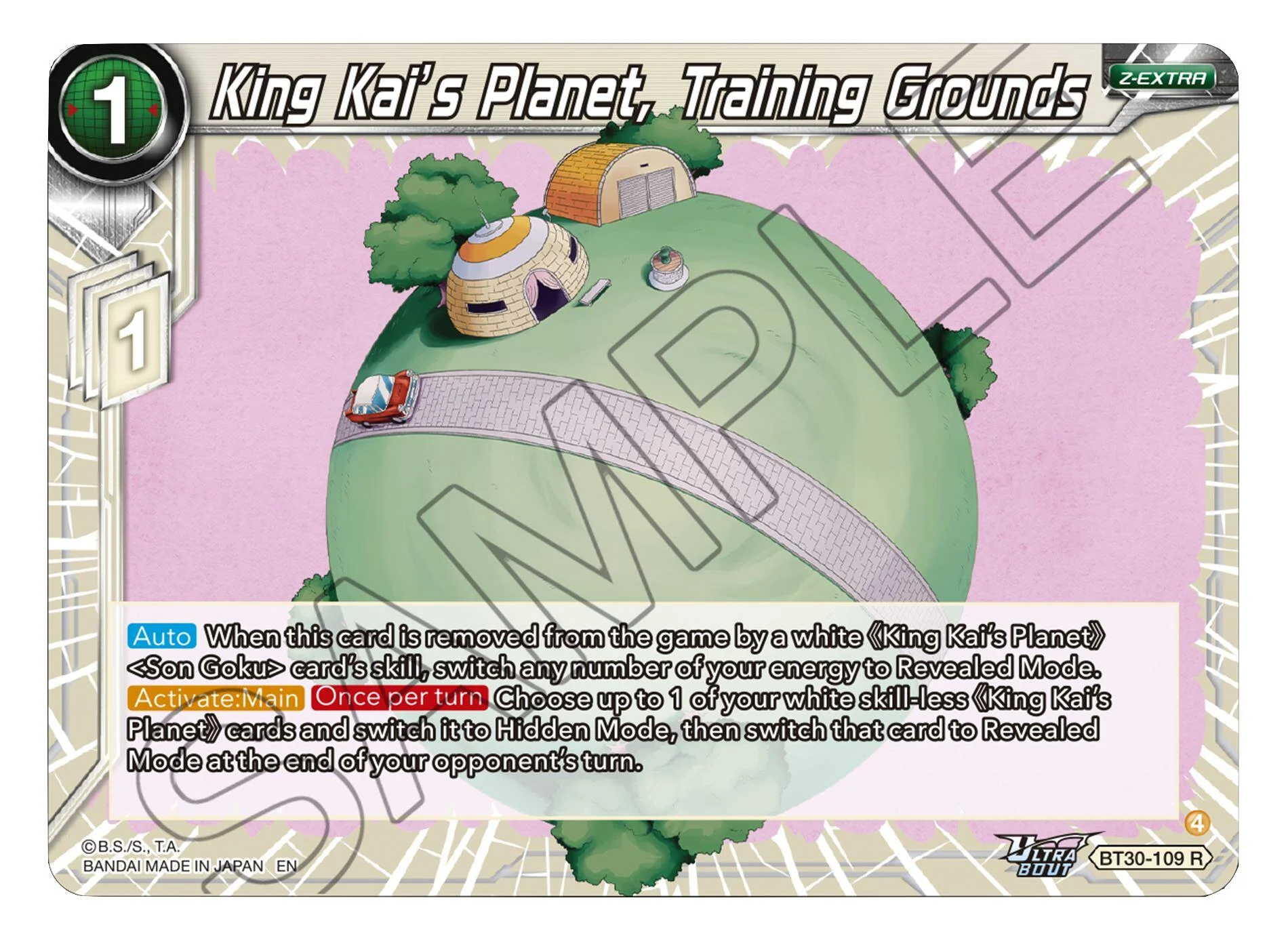King Kai’s Planet, Training Grounds 「BT30-109」「EN」