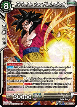 SS4 Son Goku, Power of Awakened Bonds 「BT30-133」「EN」