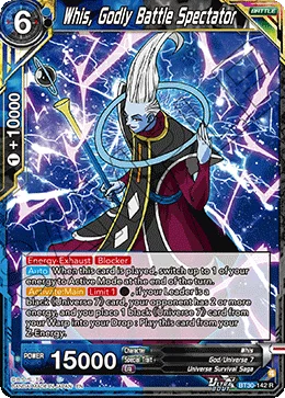 Whis, Godly Battle Spectator 「BT30-142」「EN」