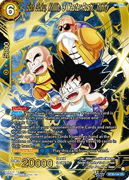 Son Goku, Krillin, & Master Roshi, Trinity UB03 BT30-144