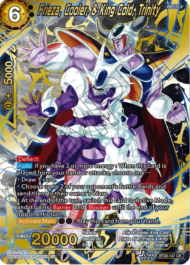 Frieza, Cooler, & King Cold, Trinity 「BT30-147」「EN」
