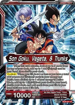 Son Goku, Vegeta, & Trunks #BT30-001