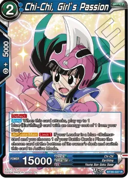Chi-Chi, Girl’s Passion #BT30-027 · Dragon Ball Super: Masters