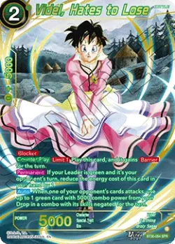 Videl, Hates to Lose #BT30-054_SPR · Dragon Ball Super: Masters