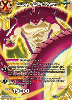 Porunga, Red Wish Dragon #BT30-068 · Dragon Ball Super: Masters