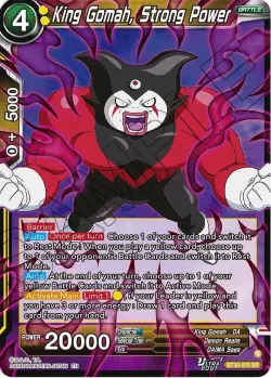 King Gomah, Strong Power #BT30-079 · Dragon Ball Super: Masters