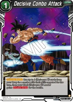 Decisive Combo Attack #BT30-105 · Dragon Ball Super: Masters