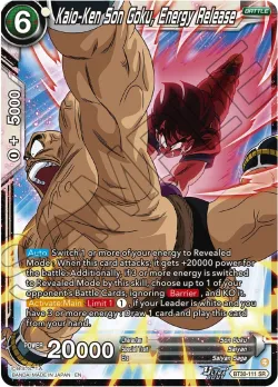 Kaio-Ken Son Goku, Energy Release 「BT30-111」「EN」