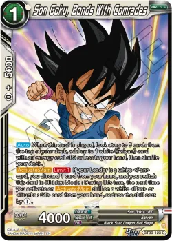 Son Goku, Bonds With Comrades 「BT30-123」「EN」