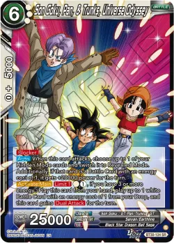 Son Goku, Pan, & Trunks, Universe Odyssey 「BT30-124」「EN」