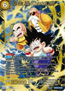 Son Goku, Krillin, & Master Roshi, Trinity 「BT30-144」「EN」