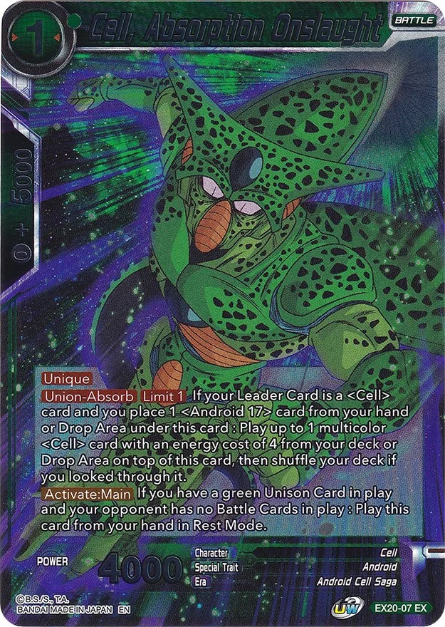 Cell, Absorption Onslaught 「EX20-07」「EN」