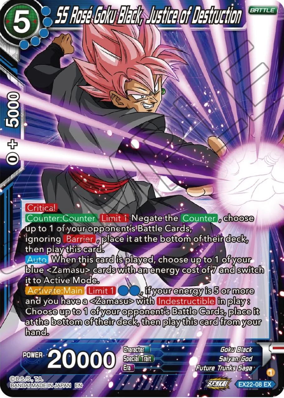 SS Rose Goku Black, Justice of Destruction 「EX22-08_PR」「EN」